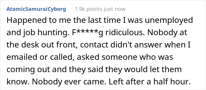 Person Attends A Job Interview But Leaves After An Hour Waiting In Vain, 20 People Online Tell Similar Tales - 2