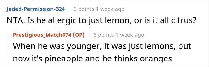 Dad Constantly Steals 17 Y.O. Daughter’s Food, She Deliberately Starts Adding Lemon To Her Food Because He Is Allergic To Citrus - 11