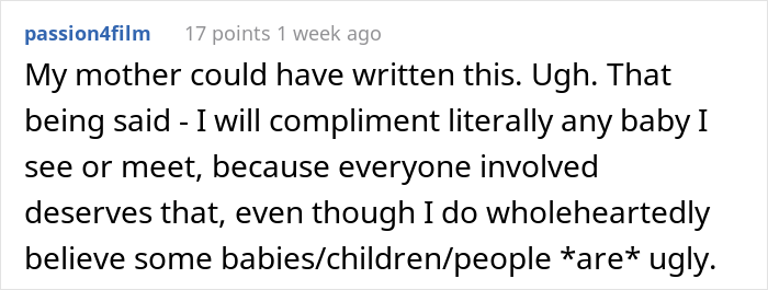 Mom Of 'Perfect' Kids Can't Lie To Cousin Saying Her Baby Is Not 'The Ugliest', Asks For Advice But Gets Blasted Instead Mom Of 'Perfect' Kids Can't Lie To Cousin Saying Her Baby Is Not 'The Ugliest', Asks For Advice But Gets Blasted Instead