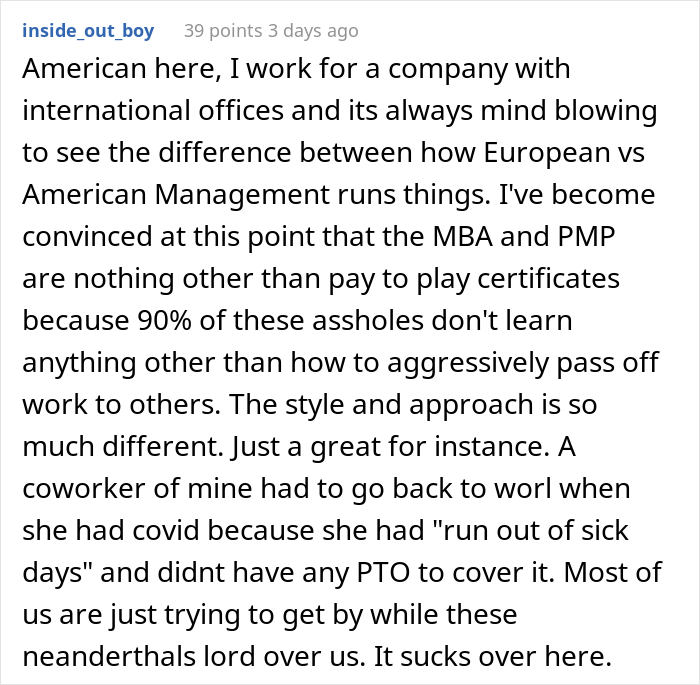 "As Soon As He Arrived, He Created Such A Toxic Environment": Person Shares Their Horrible Experience Working For An American Boss