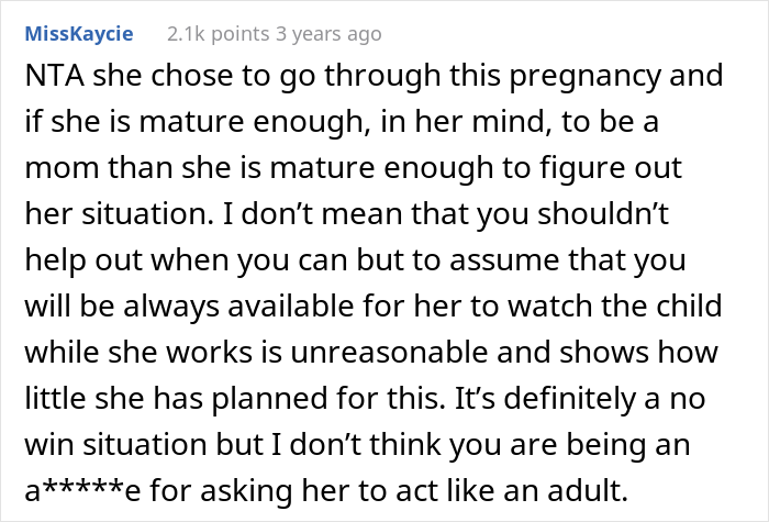 "I Just Will Not Raise This Baby": Woman Asks If She's A Jerk For Kicking Out Her Unemployed Pregnant Teen Daughter