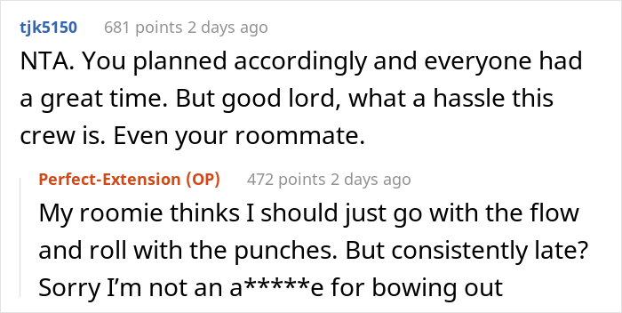"Am I The Jerk For Telling My 'Always Late' Friends An Earlier Time So We'd Be On Time?"
