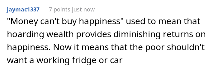 People Online Express If They Really Think Money Could Buy Happiness After Someone Points Out That It Would At Least Solve 99% Of Their Problems