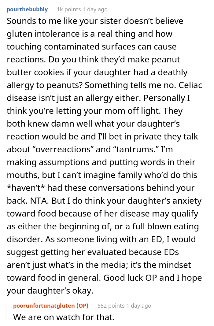 Man Praised For Kicking Sister Out After She Repeatedly Violated &ldquo;No Gluten&rdquo; Rule And Harmed His Child