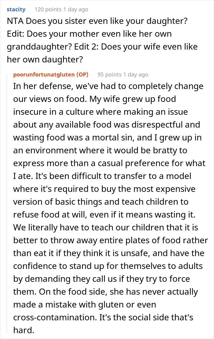 Man Praised For Kicking Sister Out After She Repeatedly Violated &ldquo;No Gluten&rdquo; Rule And Harmed His Child