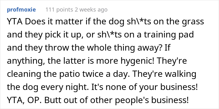 "I Called The Cops On My Neighbors Because They Don&rsquo;t Walk Their Dog": Resident Angers Both Their Neighbors And The Internet