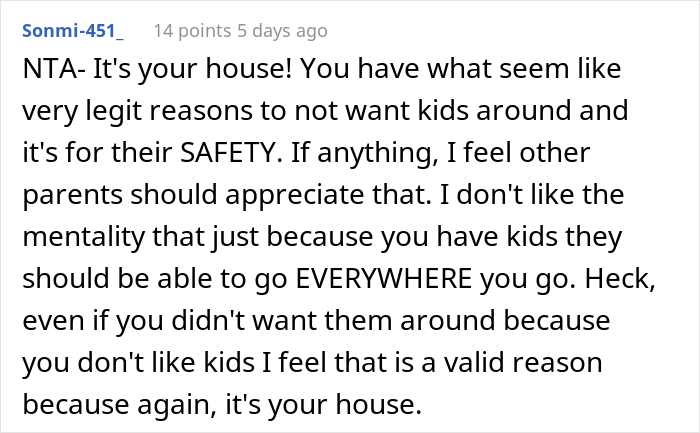 &lsquo;Empty Nest&rsquo; Couple Gets Called Jerks For Not Allowing Friend&rsquo;s Kids Over As They Consider Their House Not Safe For Children