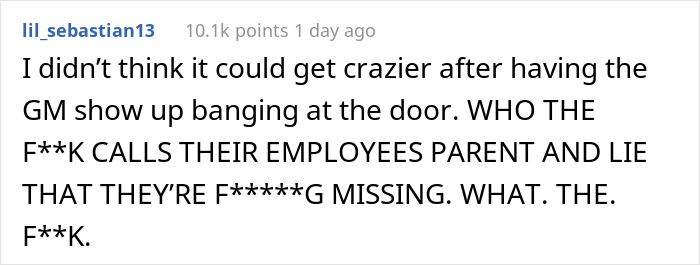 Woman Leaves Work Early Because Of 102°F Fever, Manager Comes Busting At Her Door And Calls The Cops Woman Leaves Work Early Because Of 102°F Fever, Manager Comes Busting At Her Door And Calls The Cops
