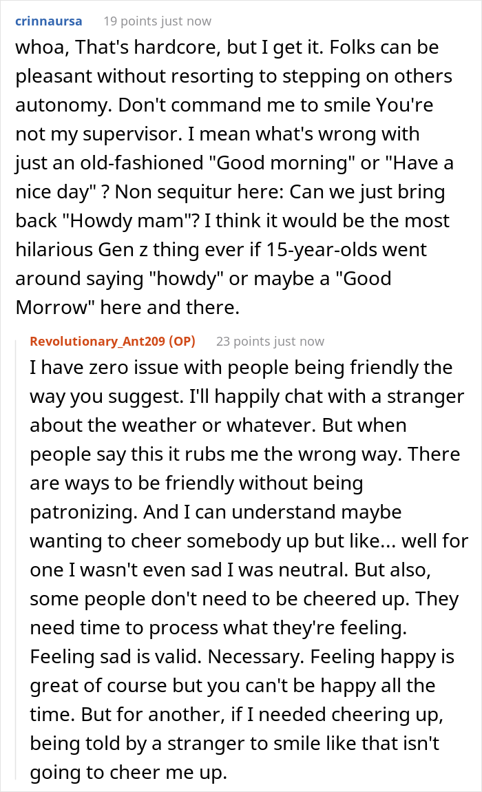 Woman Shares How She Had To Lie To A Stranger About Her Parents Recently Dying To Teach Him Not To Require Smiles From Women