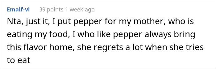 Dad Constantly Steals 17 Y.O. Daughter’s Food, She Deliberately Starts Adding Lemon To Her Food Because He Is Allergic To Citrus - 17