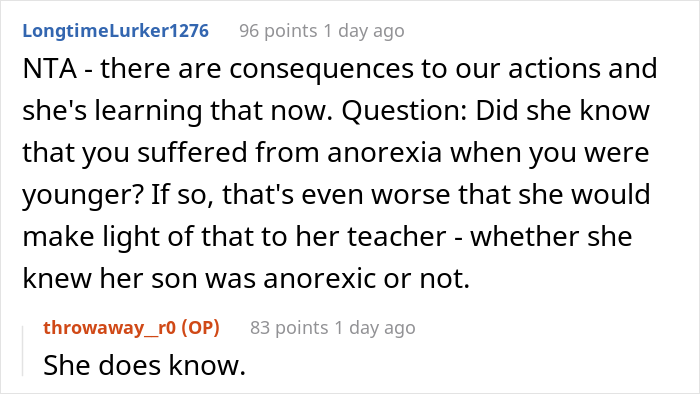 Mom Can&rsquo;t Understand Why Her Daughter Would Call Her Teacher&rsquo;s Son &ldquo;Anorexic And Skeleton-Like&rdquo;, Won&rsquo;t Buy Her Concert Tickets