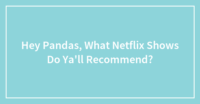 Hey Pandas, What Netflix Shows Do Ya’ll Recommend? (Closed)