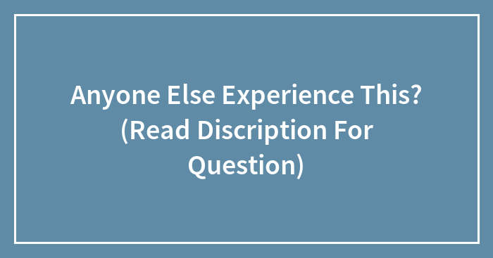 Hey Pandas, Has Anyone Else Experience This?