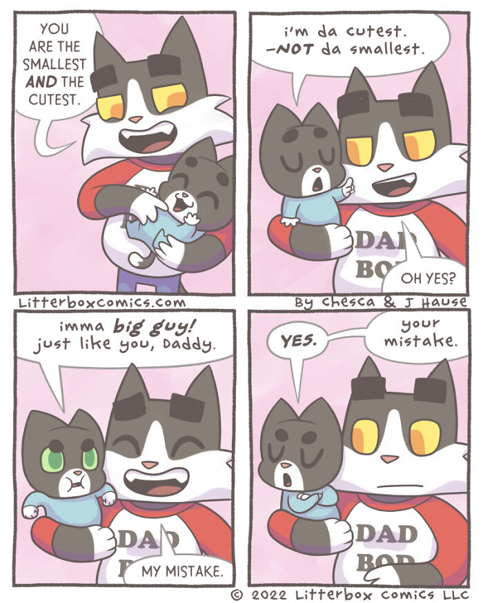 I Draw My Family As Cats In These 30+ Mom Comics