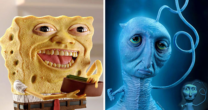 Artist “Ruins” The Childhood Of Millions By Creating Unsettling Digital Versions Of Popular Cartoon Characters And Memes (30 New Pics)