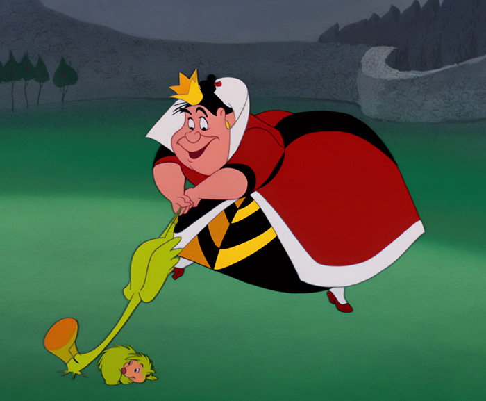 Queen Of Heart playing with hedgehog