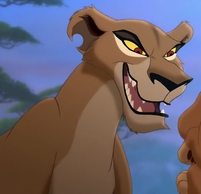 Zira evil smiling 