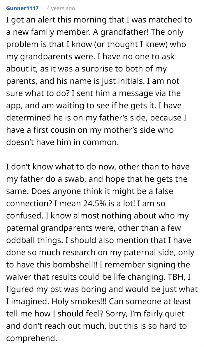 They Found An Unknown Grandfather