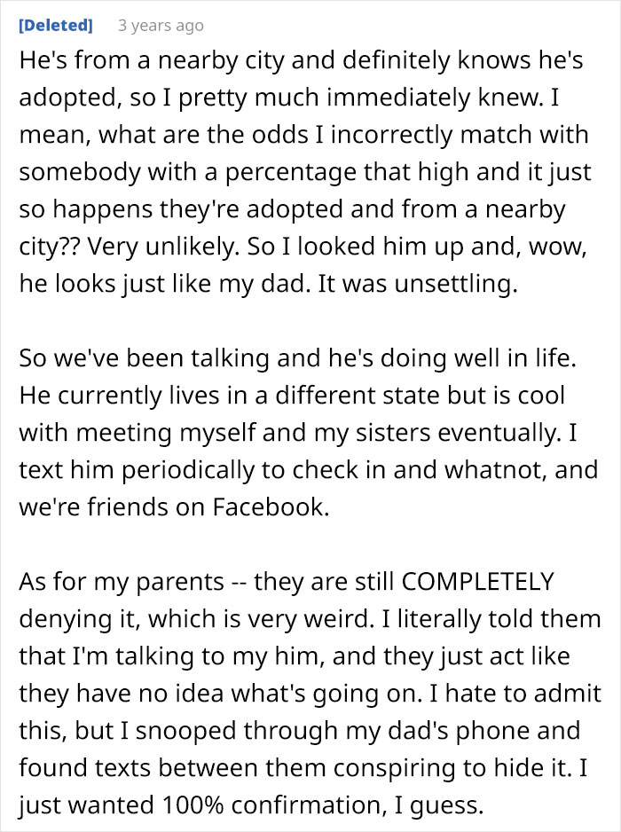 Update: 23andme Showing A Full Brother (48%), Both Parents Deny It. Is It A Fluke?