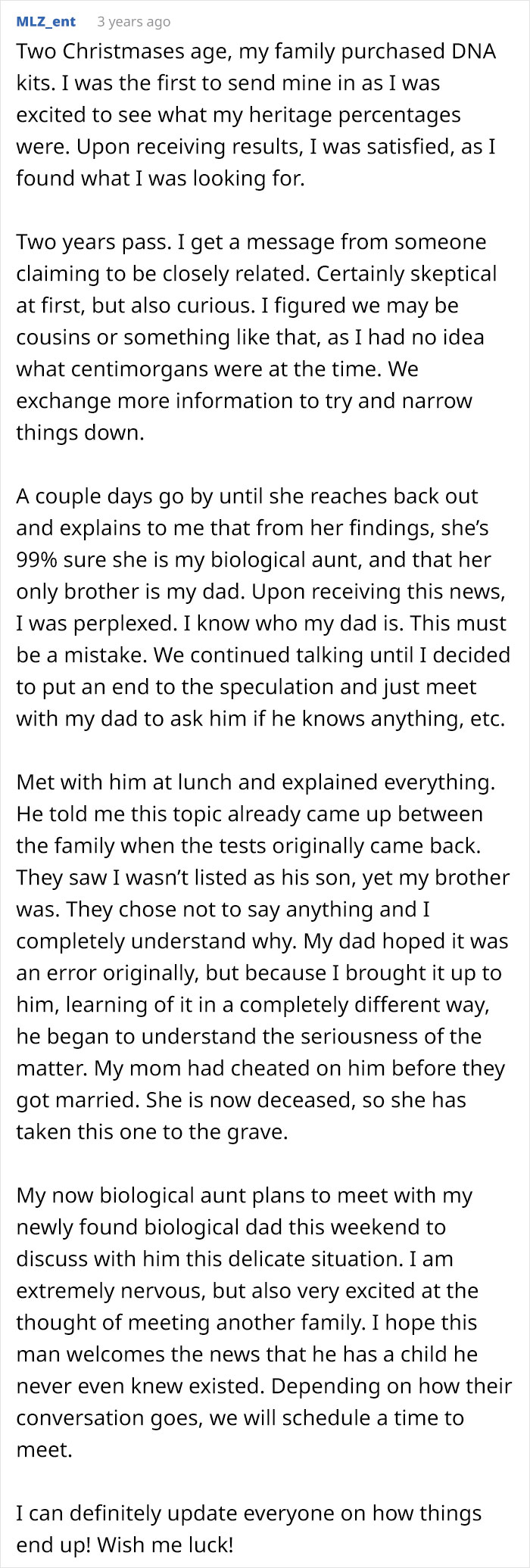 Found Out My Dad Isn’t My Dad 23 Years Later. Nobody Knew