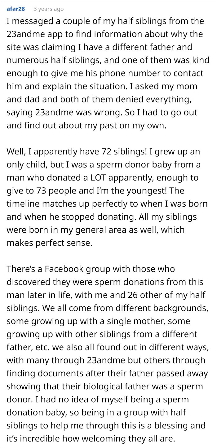 Update: 23andme Says I Have Different Father, Life Changing Information Discovered