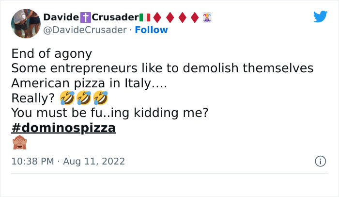 Folks React To Domino’s Pizza Closing Its Doors To The Last Store In Italy After Failing To Impress Locals - 17