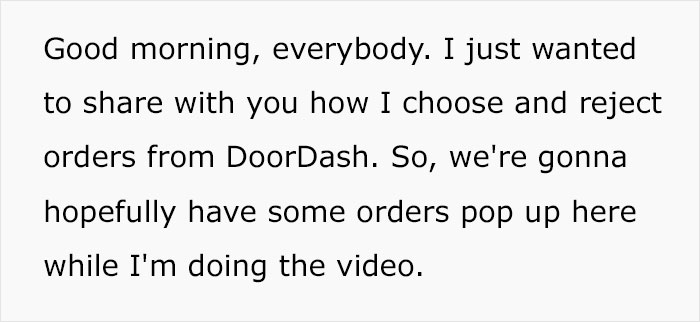 &ldquo;I Reject The Majority Of Orders&rdquo;: DoorDash Driver Shares How He Chooses Which Orders To Pick Up, Sparks Debate Online