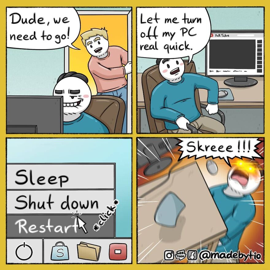 Artist’s New Hilarious Comics About The Absurdity Of Our Lives (27 Comics)