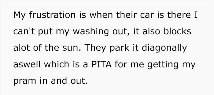 &ldquo;I Can&rsquo;t Sit Out And Enjoy The Sun&rdquo;: Woman Is Fed Up With Neighbors Who Park In Her Driveway Without Permission
