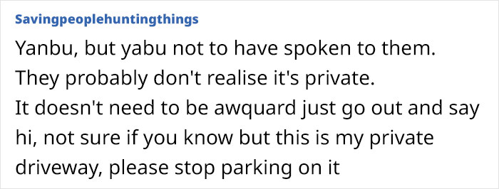&ldquo;I Can&rsquo;t Sit Out And Enjoy The Sun&rdquo;: Woman Is Fed Up With Neighbors Who Park In Her Driveway Without Permission