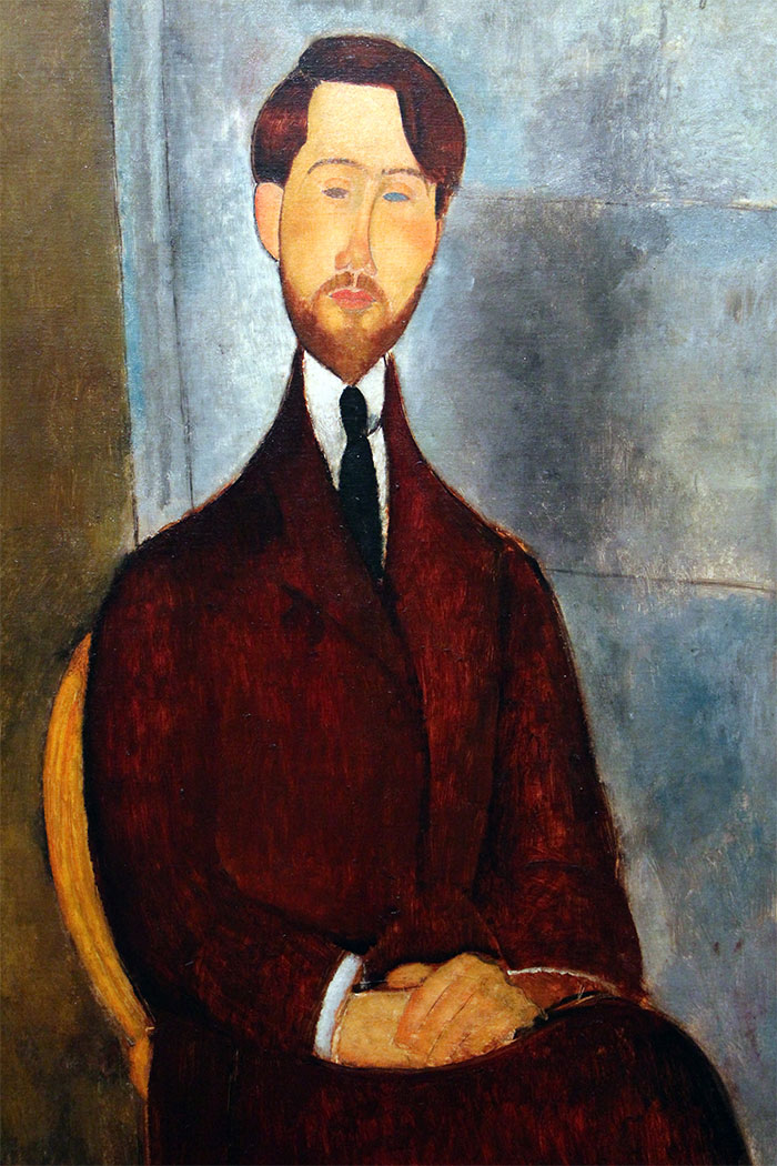 Portrait of Léopold Zborowski by Amedeo Modigliani