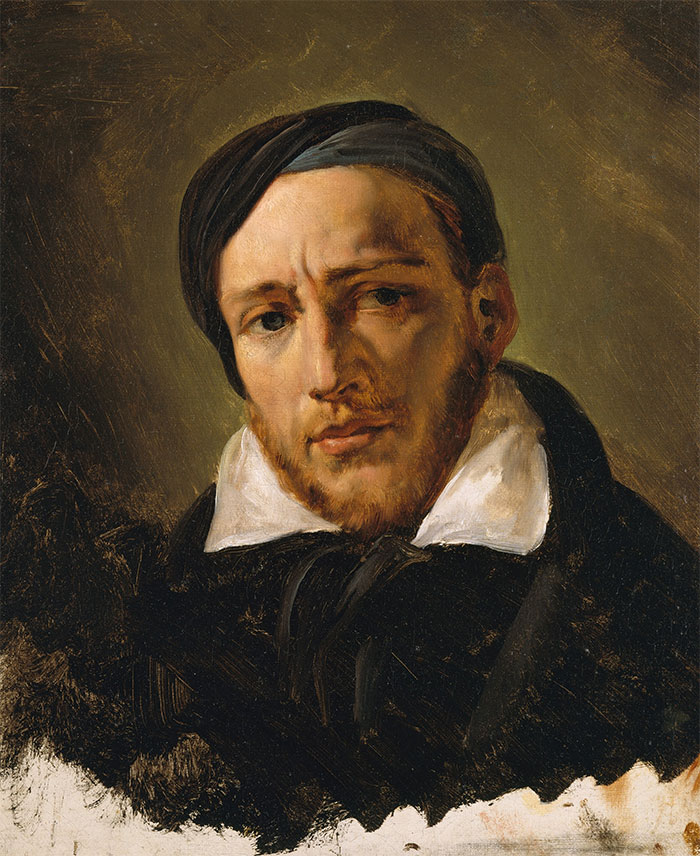 Self-Portrait By Theodore Gericault