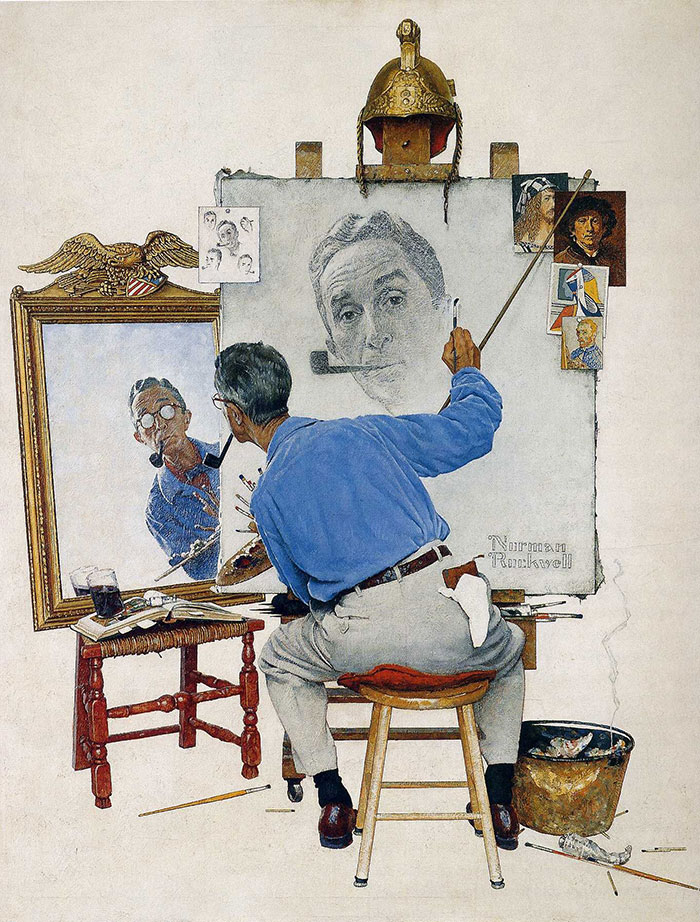Self-Portrait by Norman Rockwell
