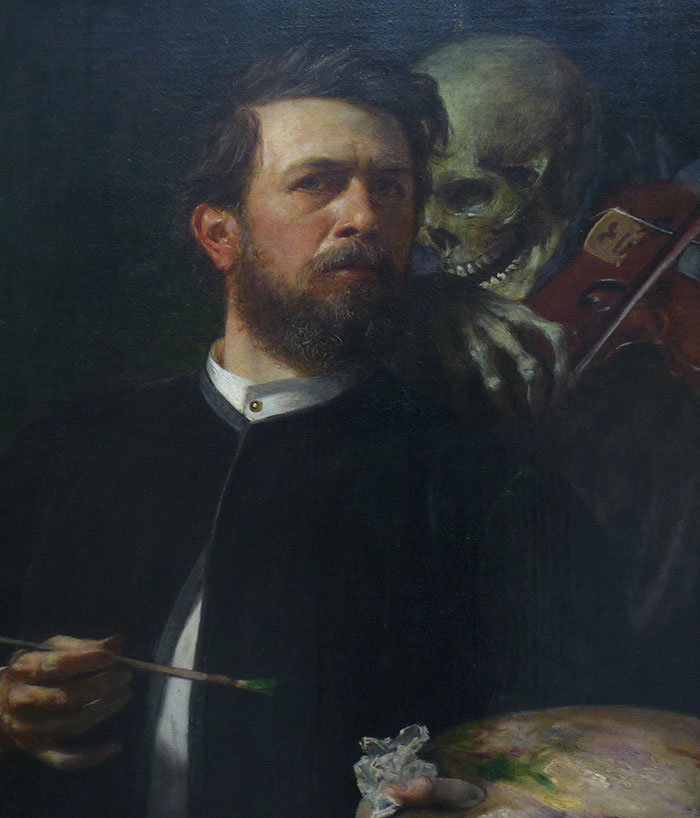 Self-Portrait By Arnold Böcklin