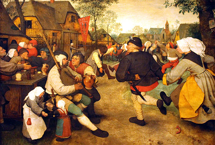The Peasant Dance By Pieter Bruegel The Elder
