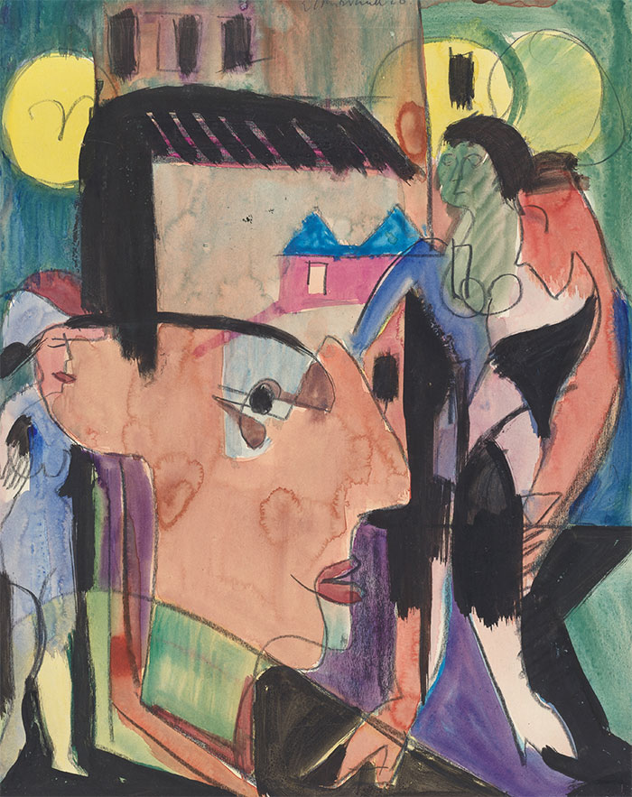 Self-Portrait By Ernst Ludwig Kirchner