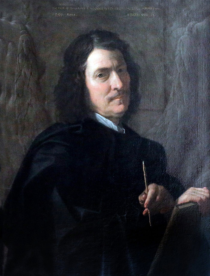 Self-Portrait By Nicolas Poussin