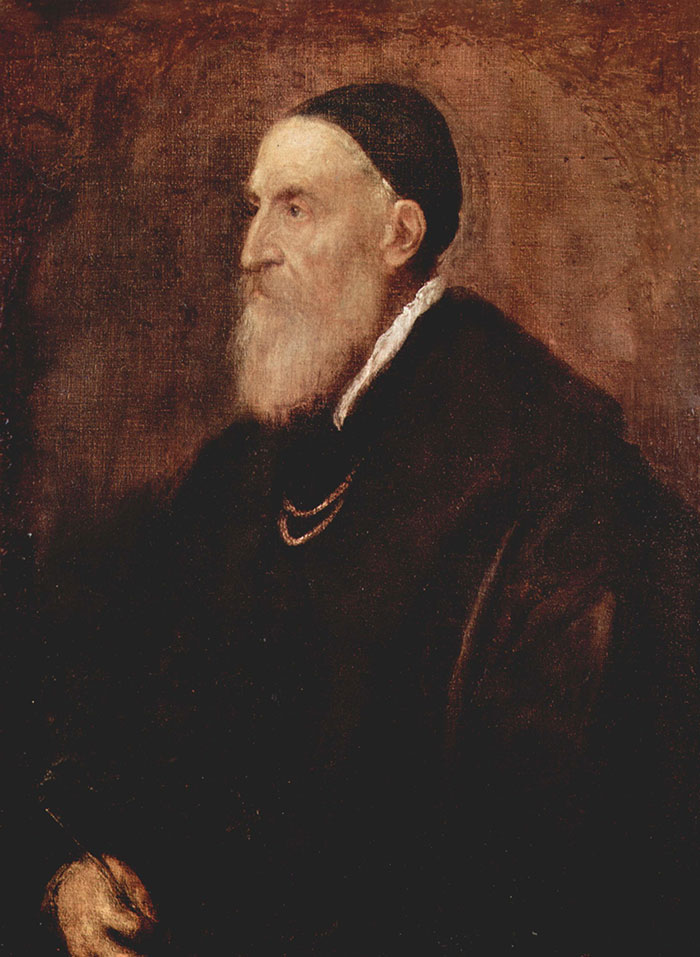 Self-Portrait By Tiziano Vecelli