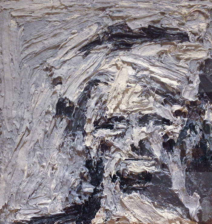 Portrait of Head of E.O.W. IV by Frank Auerbach