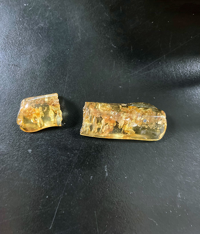 My Friend Just Broke My Several Million Years Old Piece Of Amber That I Got While I Was Living In Australia