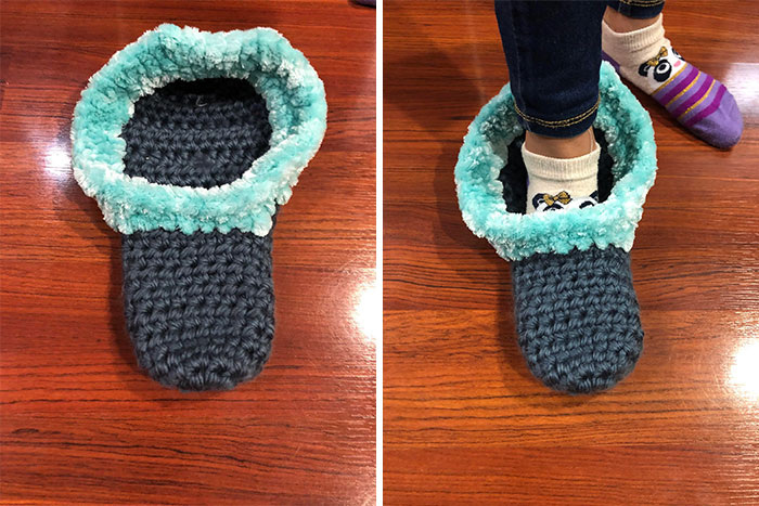 After Numerous Failed Projects, Finally A Success. A Slipper That Would Fit An Elephant. Now I Just Have To Acquire An Elephant