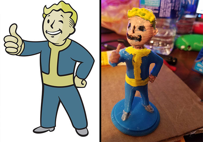 My Spot On Paint Job On Fallout Vault Boy