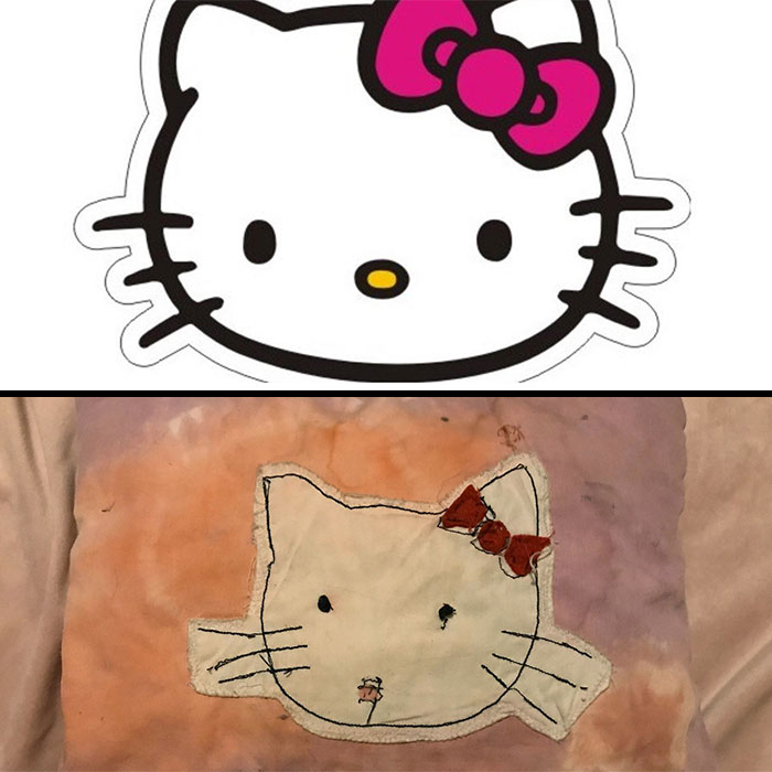 This Cushion I Tried To Make On The Sewing Machine Back In High School