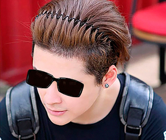 El producto aquí es la diadema. Claramente sólo los chicos "guays" lo usan (encontrado en Amazon)