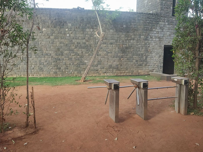 There Was An Attempt To Secure The Garden