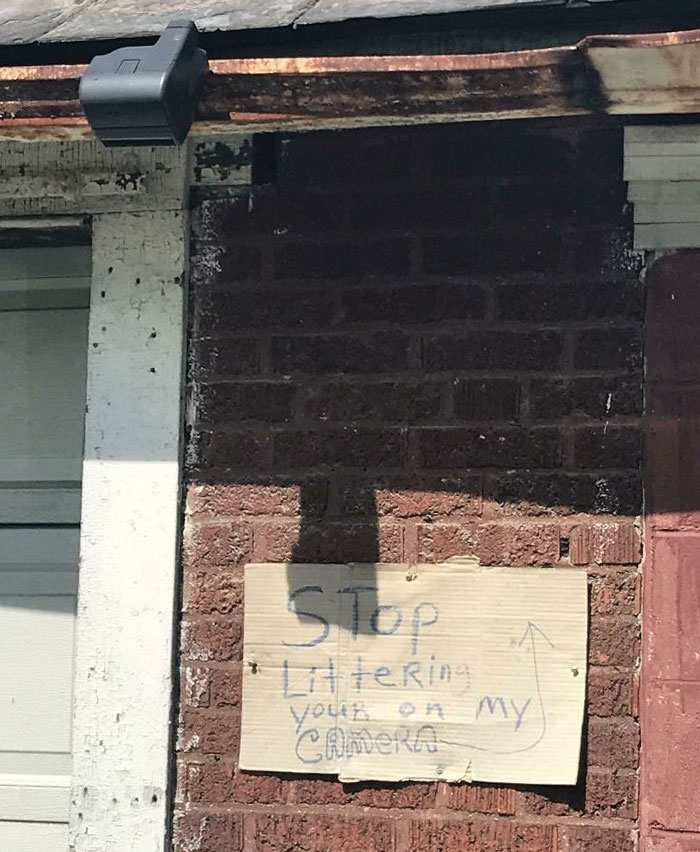 This Garage In The Hood Has A Security Polaroid Camera