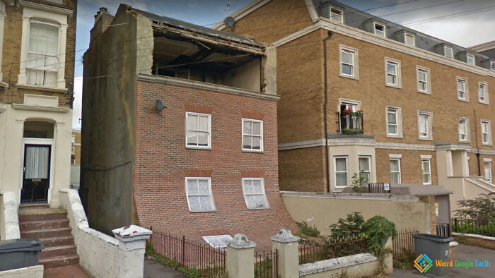 Se ha resbalado un poco. Margate, Inglaterra