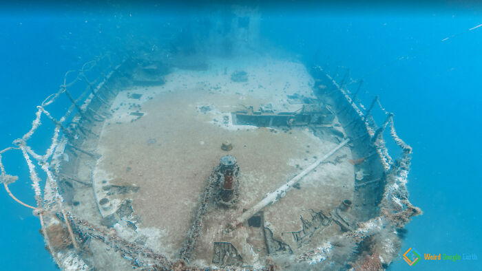 Nave hundida. Golfo de México