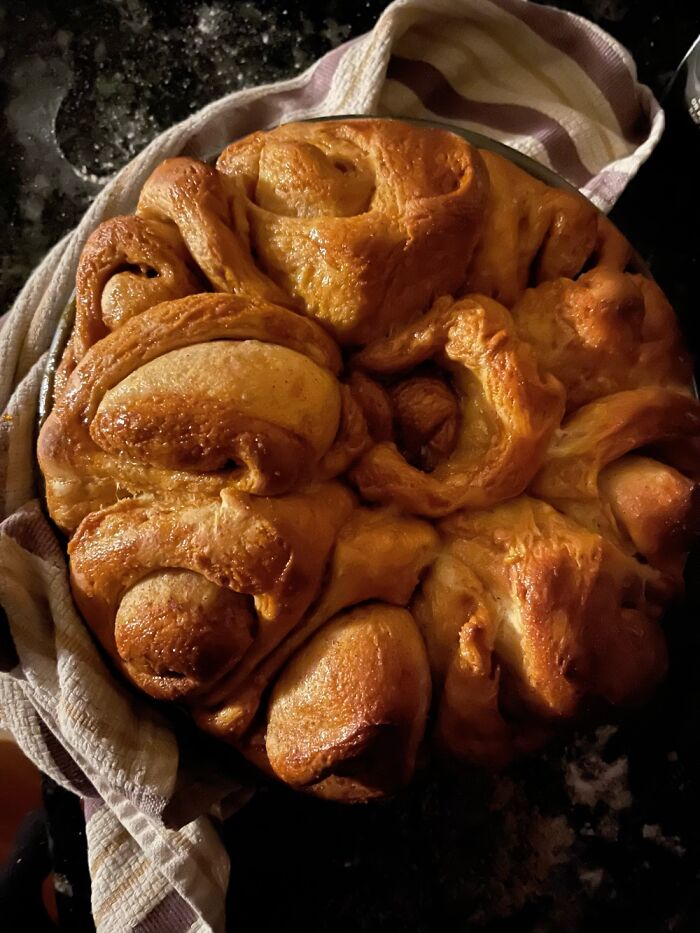 I Made Salted Caramel Cinnamon Rolls