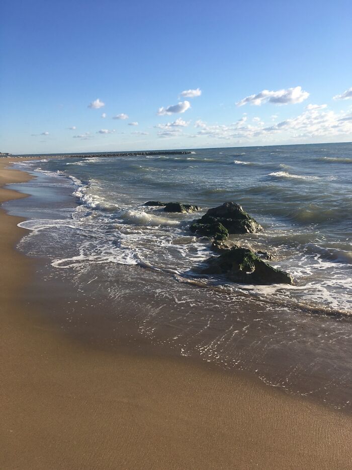 Beach In Anzio, Italy